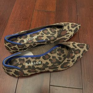 Rothys Cheetah pointed flats